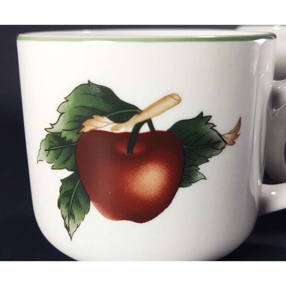 Cades Cove Collection Cups Set of 6 Apple by Citation + 1 Apple mug beautiful - Picture 5 of 16
